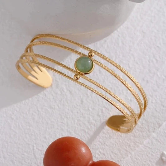 Golden Open Bangle